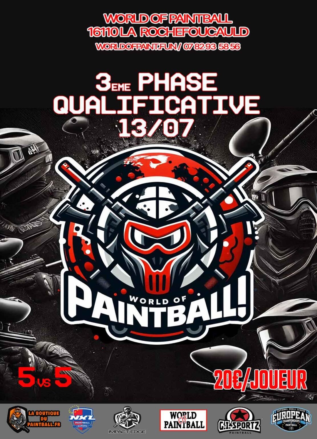 Distribution et grossiste de matériel de paintball